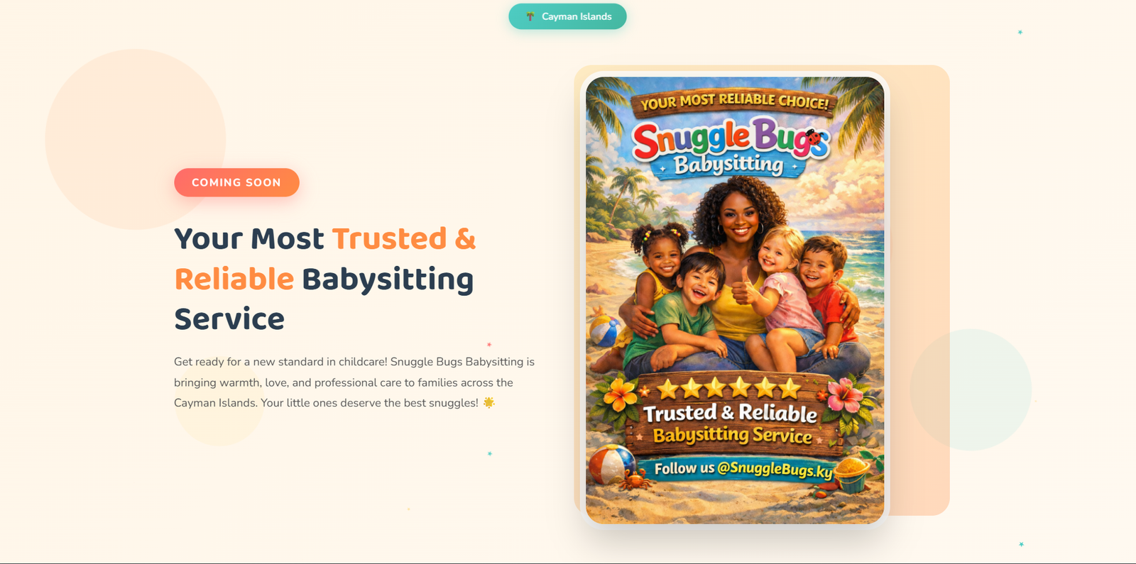Snuggle Bugs Babysitting Website