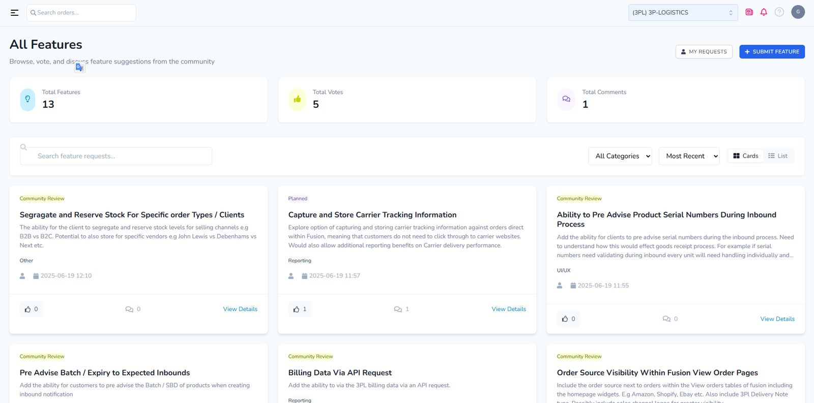 Fusion Features Platform